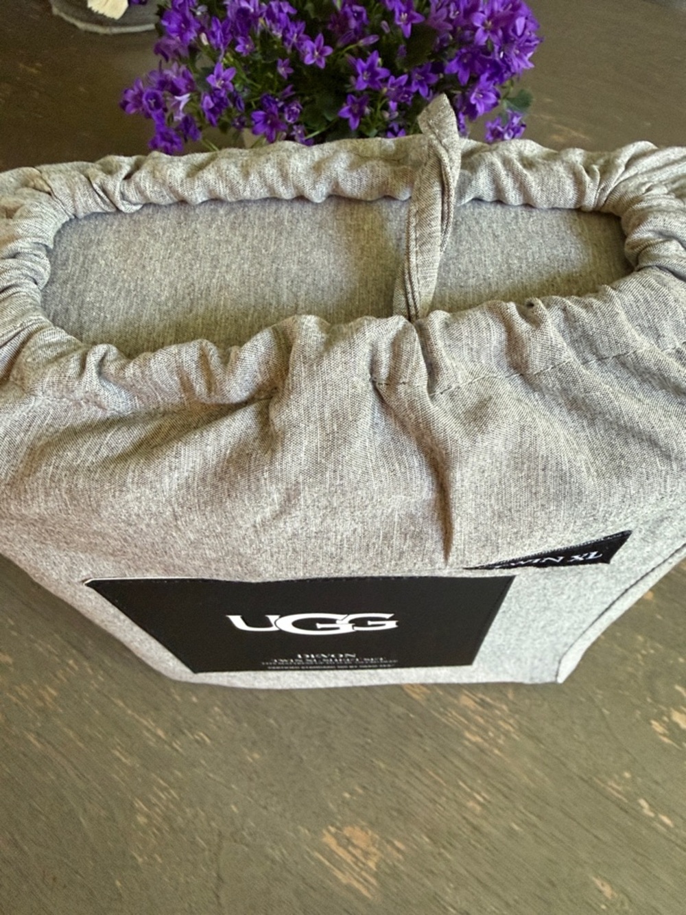 UGG Devon Twin XL Sheet Set - Heather Gray - Picture 2 of 3